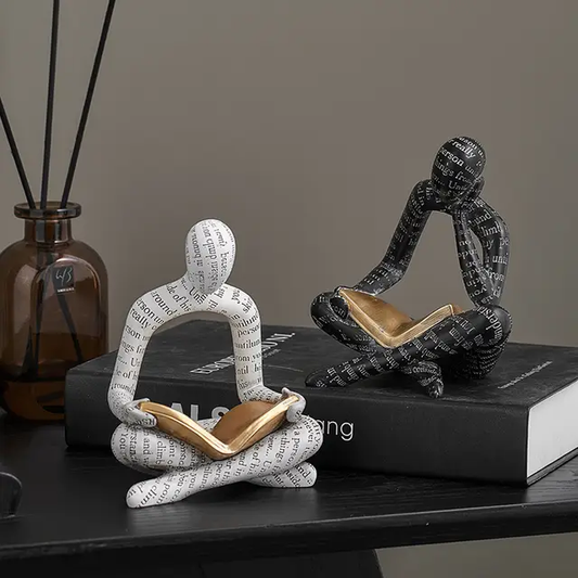 Men Reading Sculpture