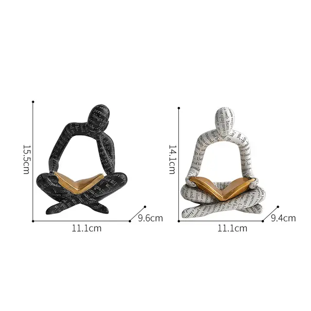 Men Reading Sculpture