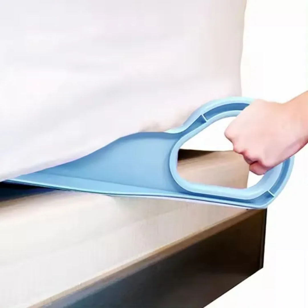 BEDSHEET ORGANIZER AND MATTRESS LIFTER
