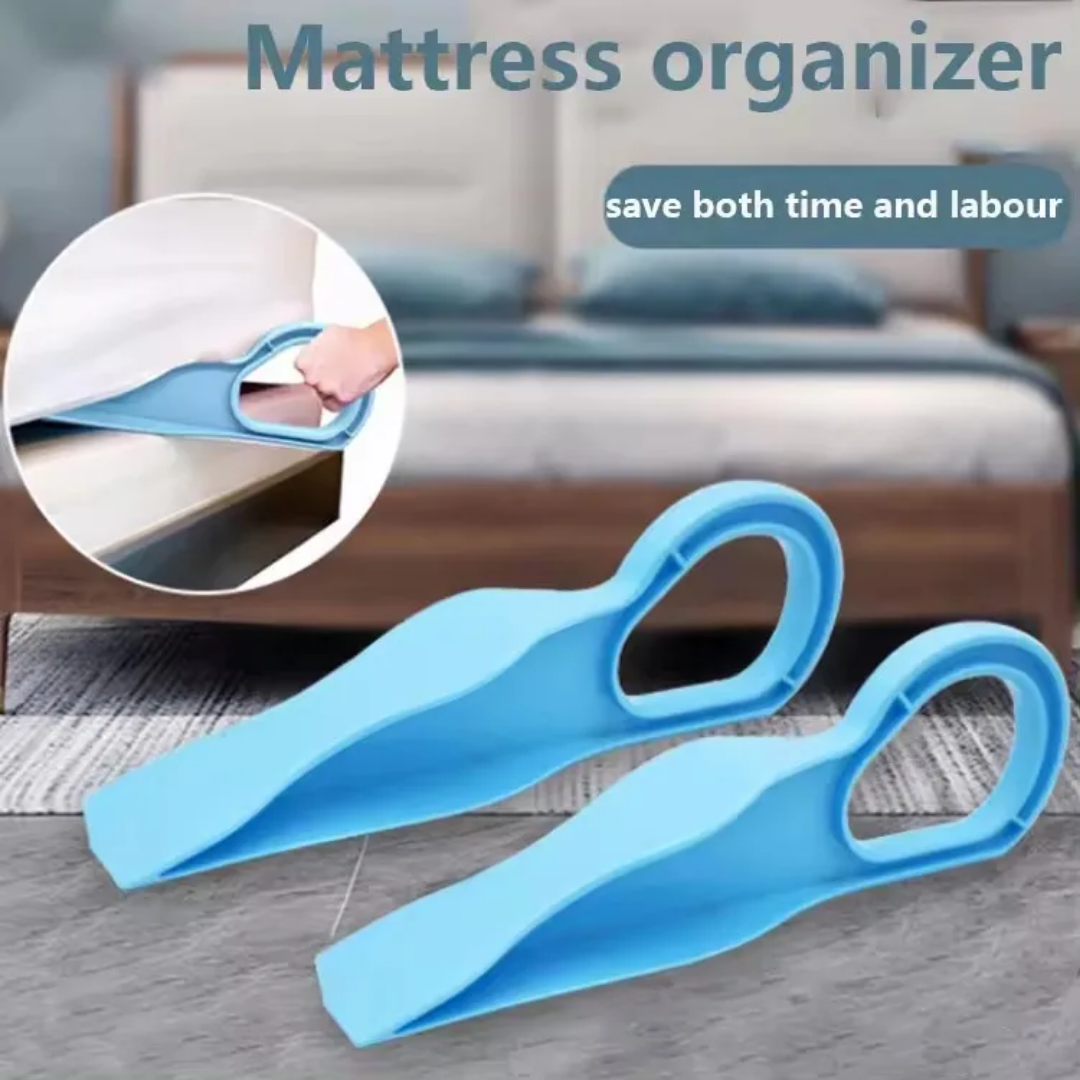 BEDSHEET ORGANIZER AND MATTRESS LIFTER