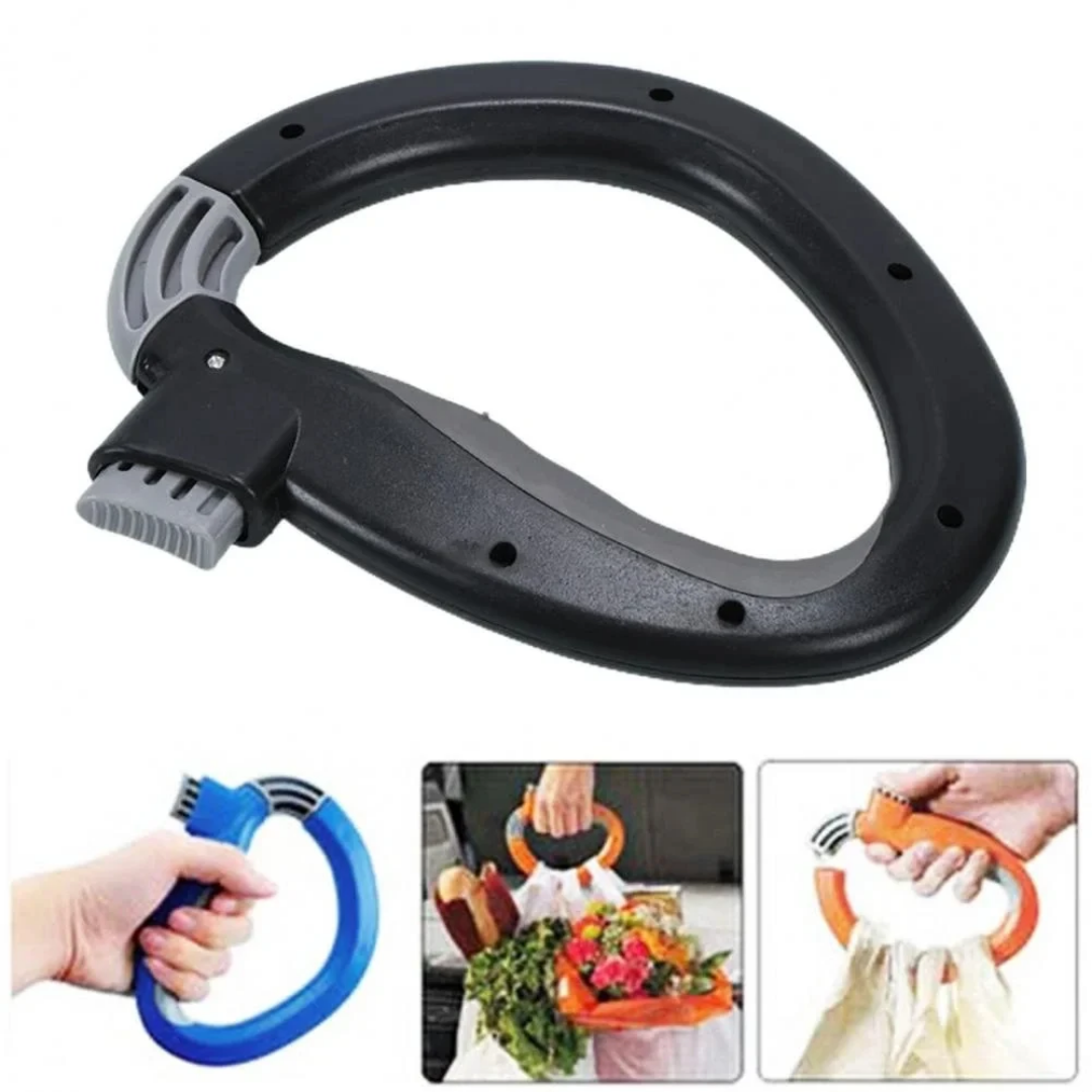 BLACK PORTABLE SHOPPING BAG CARRIER
