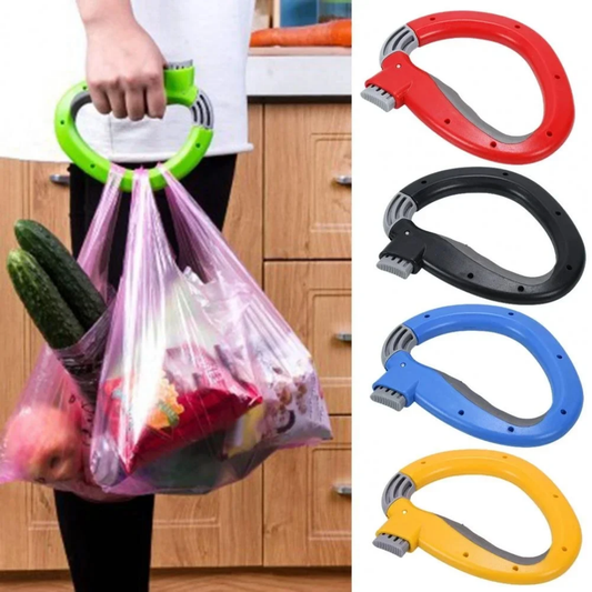 BLACK PORTABLE SHOPPING BAG CARRIER