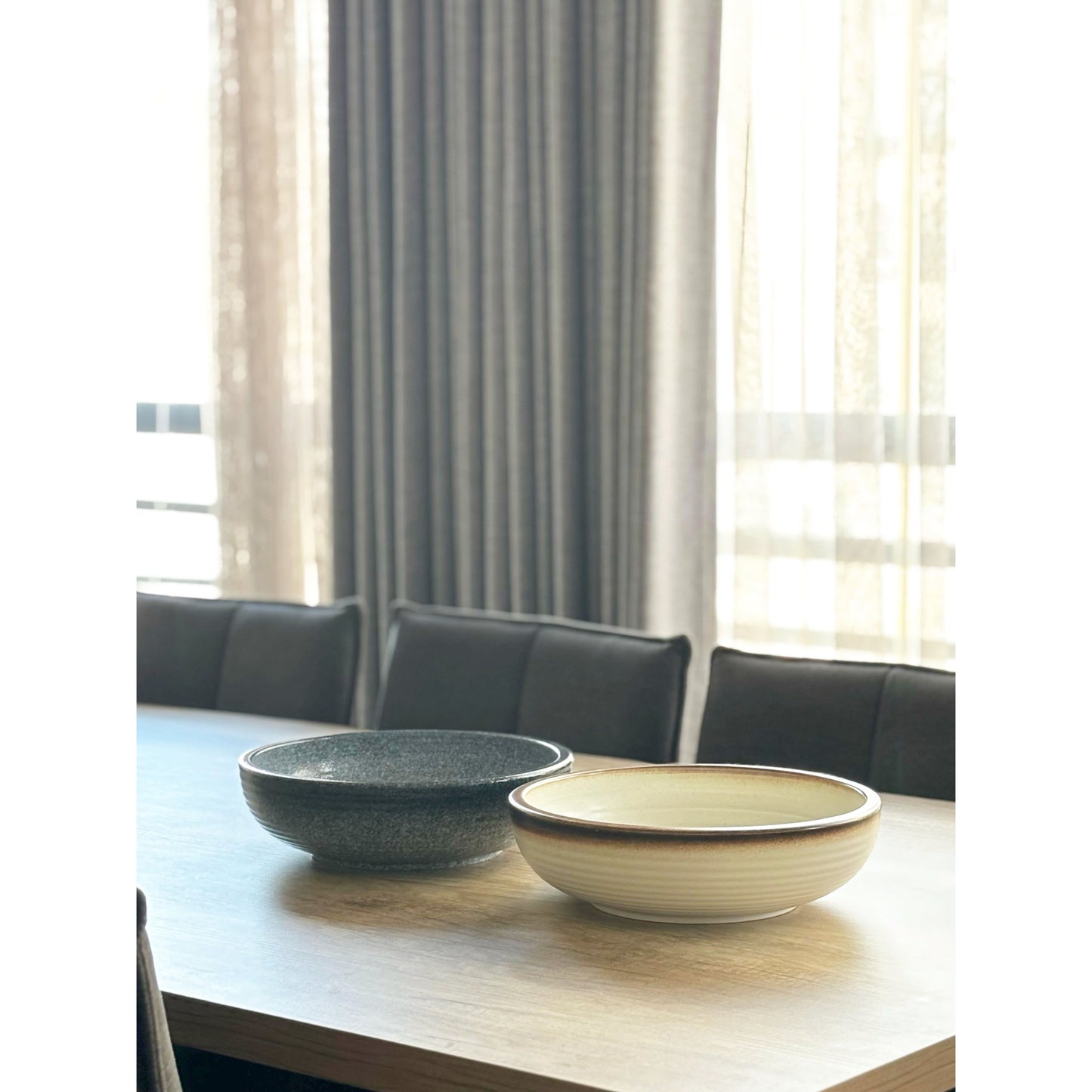 CERAMIC JAPANESE SERVING BOWL