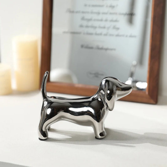 CERAMIC DOG FIGURE 14*9.5 cm