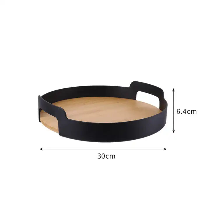 ROUND BAMBOO TRAY