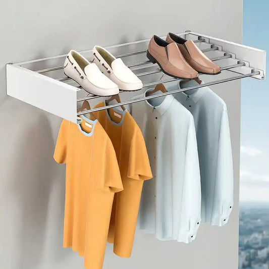 INVISIBLE WALL MOUNTED DRYING RACK 80/100 CM