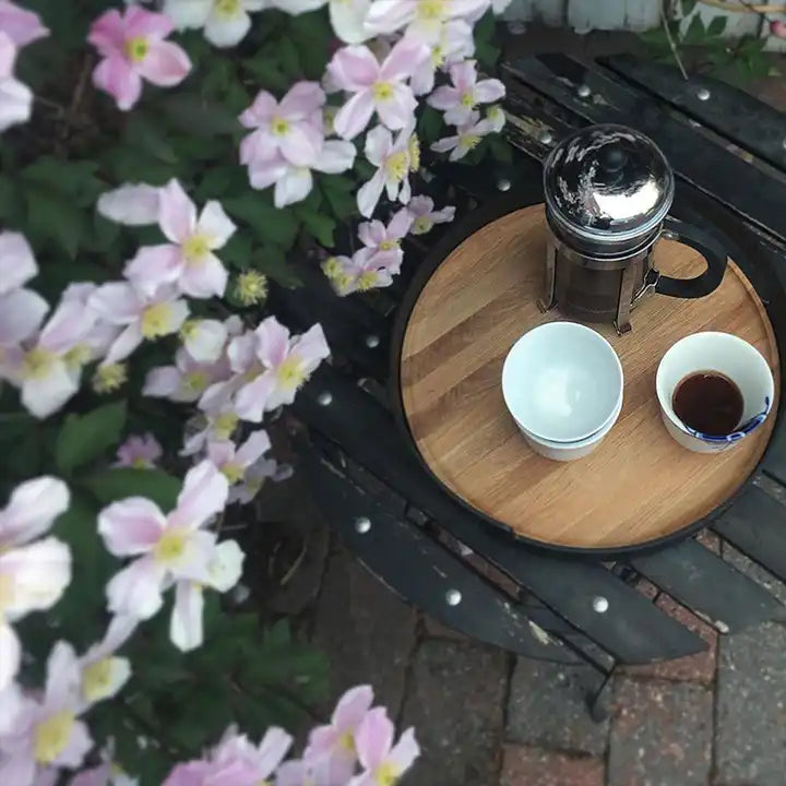 ROUND BAMBOO TRAY