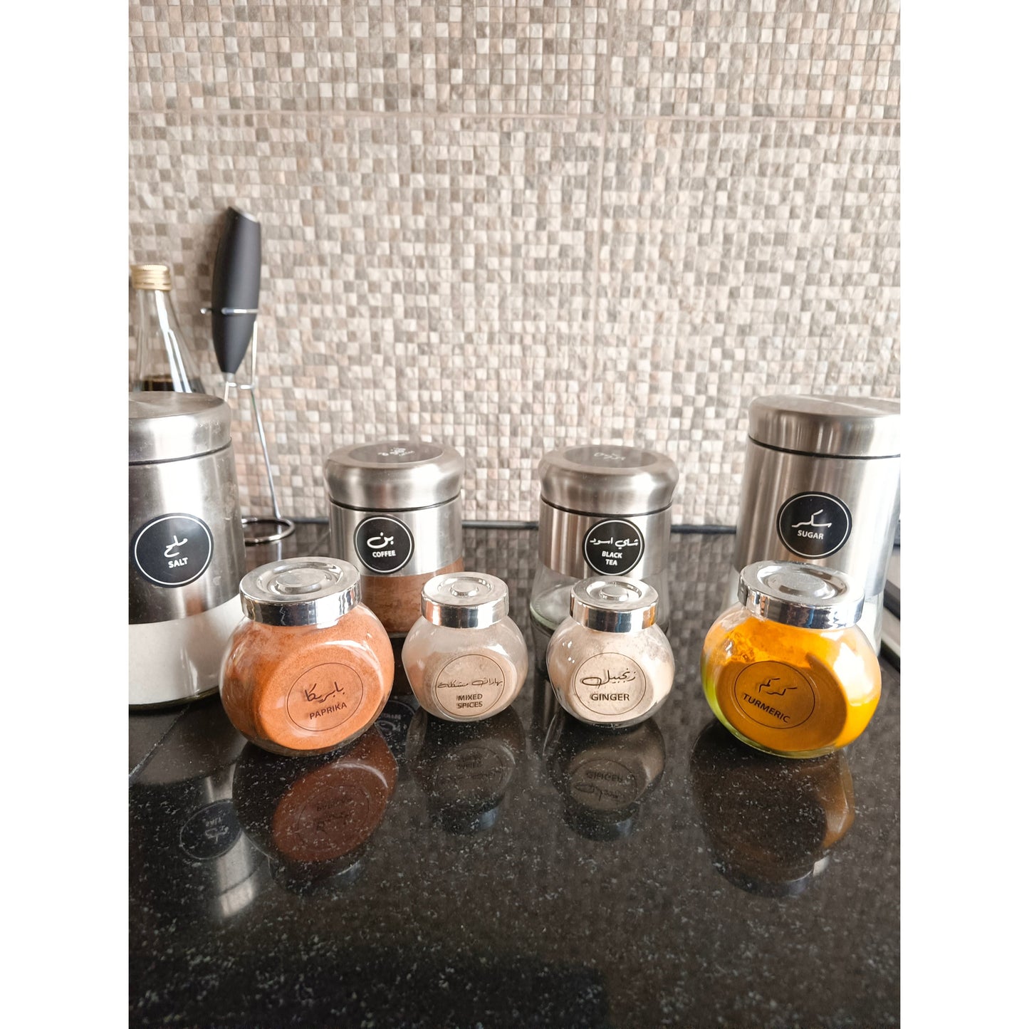 WATERPROOF SPICES AND HERBS LABELS ( 60 LABEL PER PAPER)