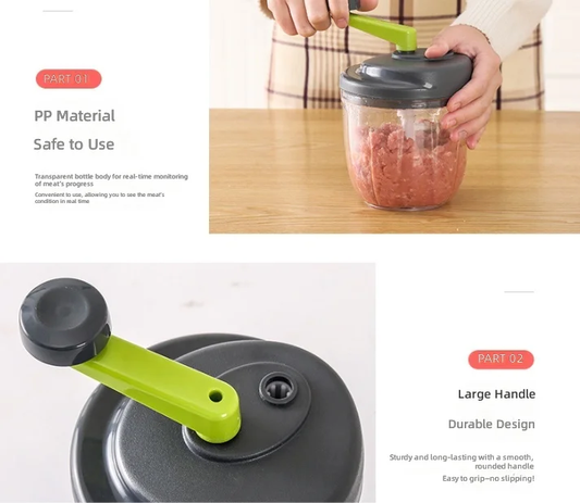 MANUAL MULTIFUNCTIONAL CHOPPER 5 BLADES