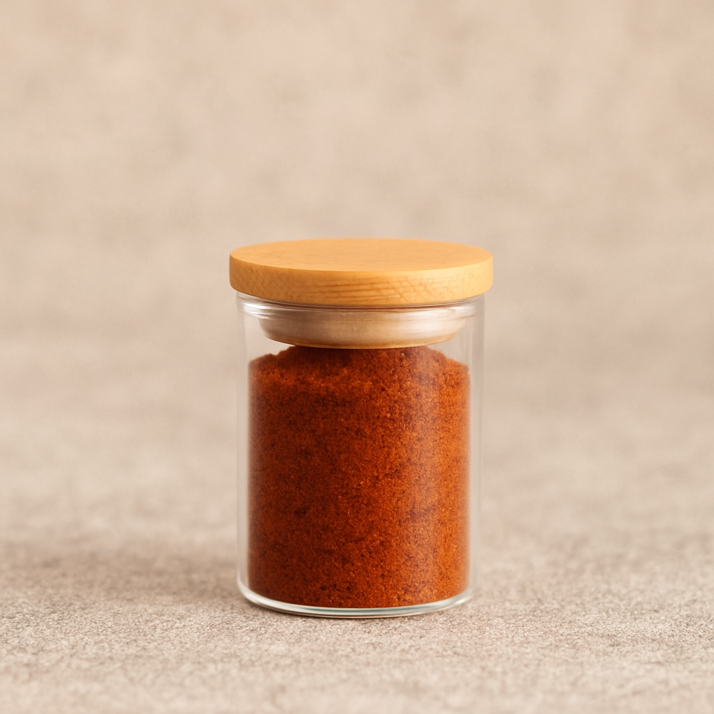 120 ML GLASS JAR WITH BAMBOO LID