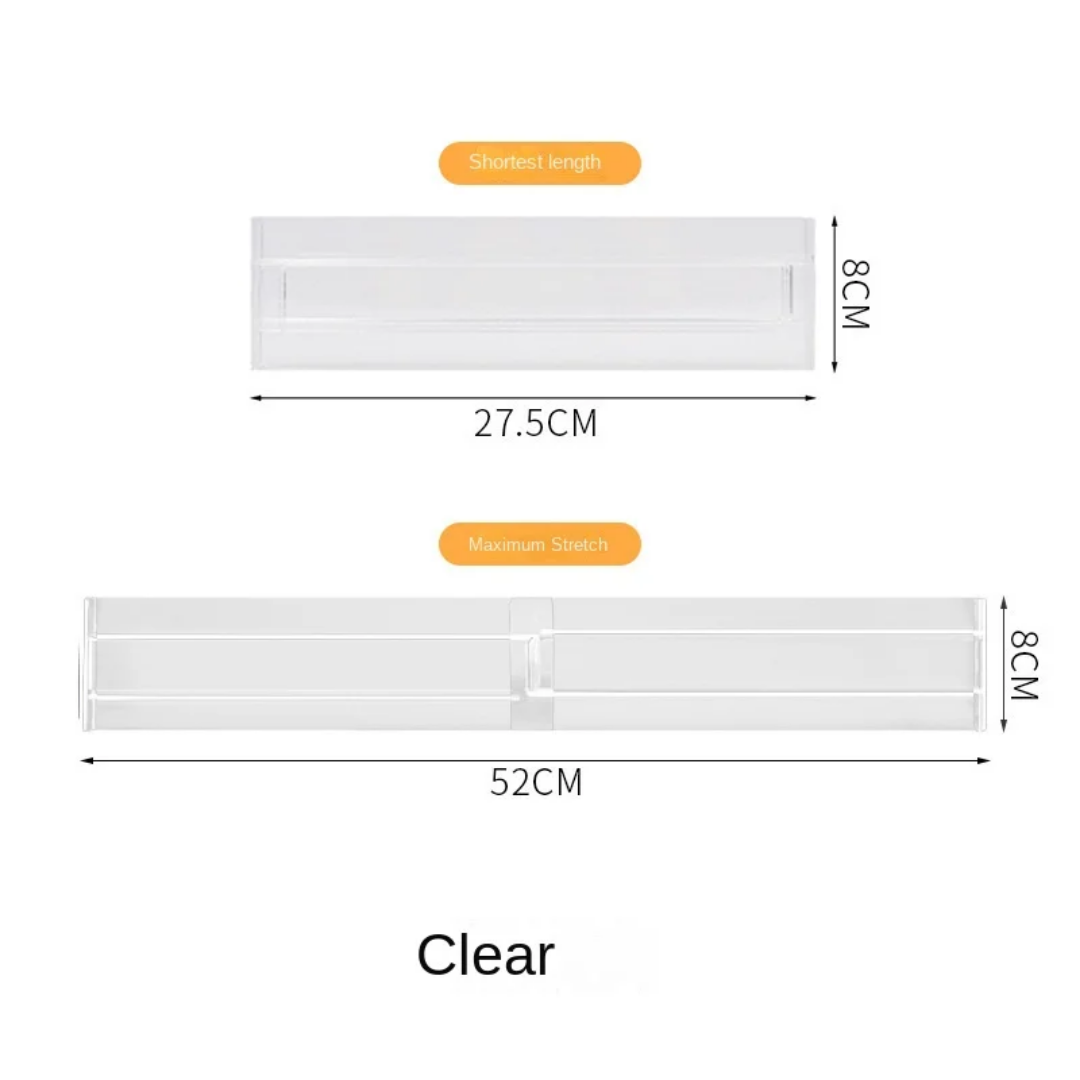 Transparent Plastic Drawer Divider