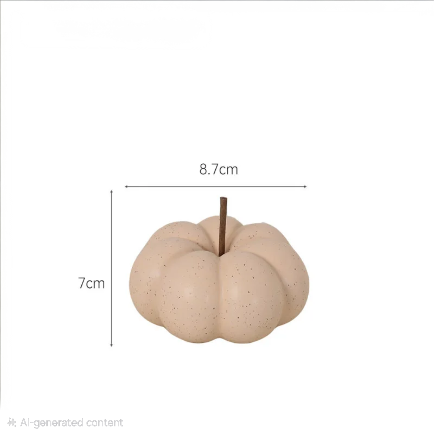 CERAMIC PUMPKINS SHAPE DECOR