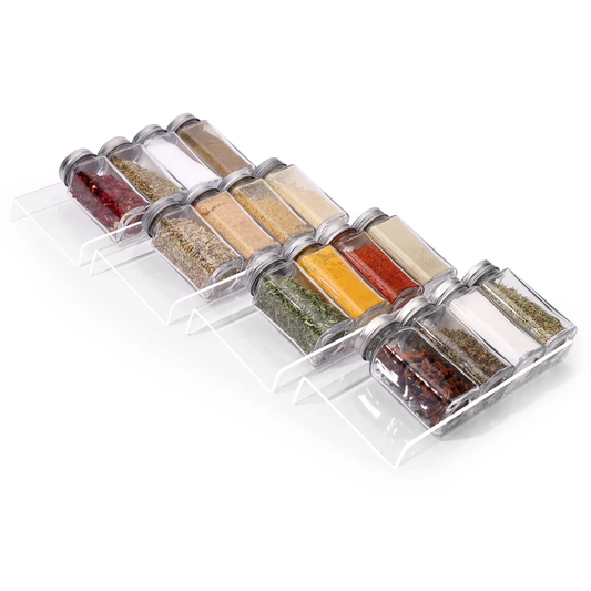 ACRYLIC 4 TIER SPICE DRAWER ORGANIZER 4 pcs