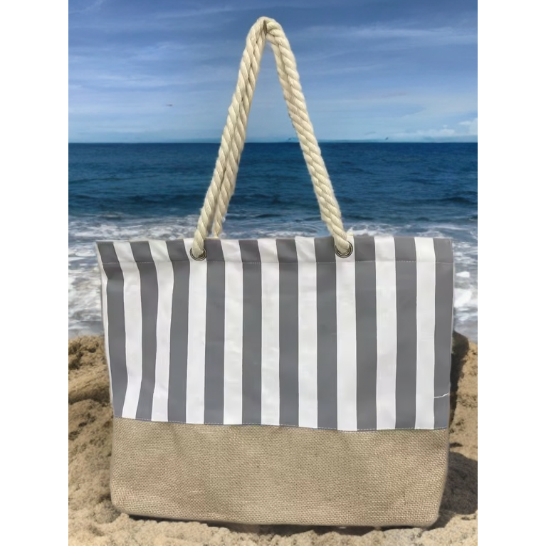 CANVAS BEACH BAG