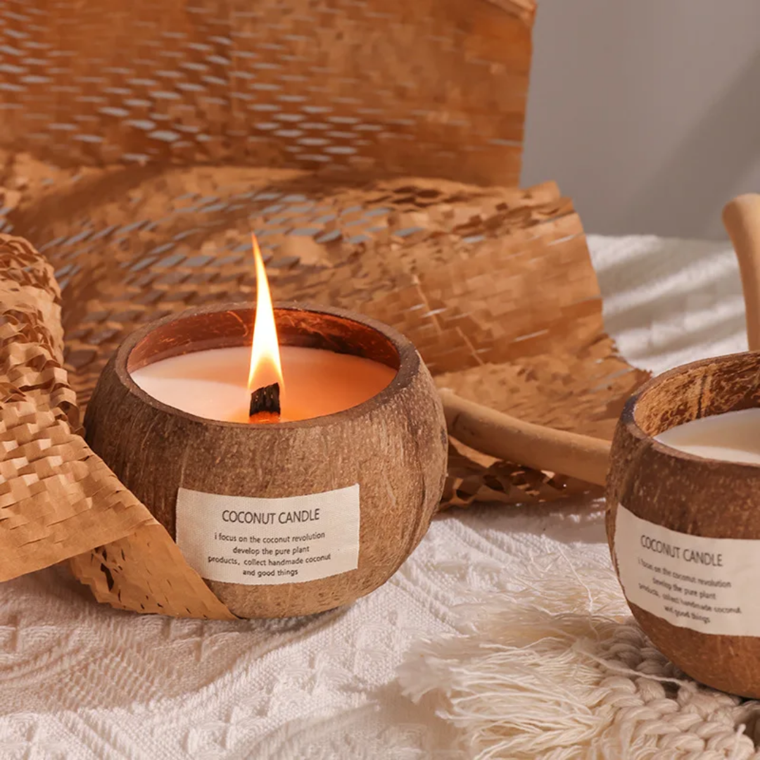 NATURAL COCONUT CANDLE GARDENIA SCENT