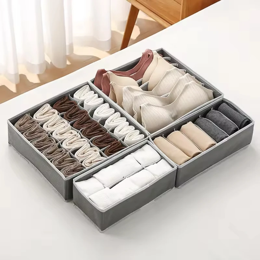 CLOTHES DRAWER ORGANIZER SET OF 4 PCS