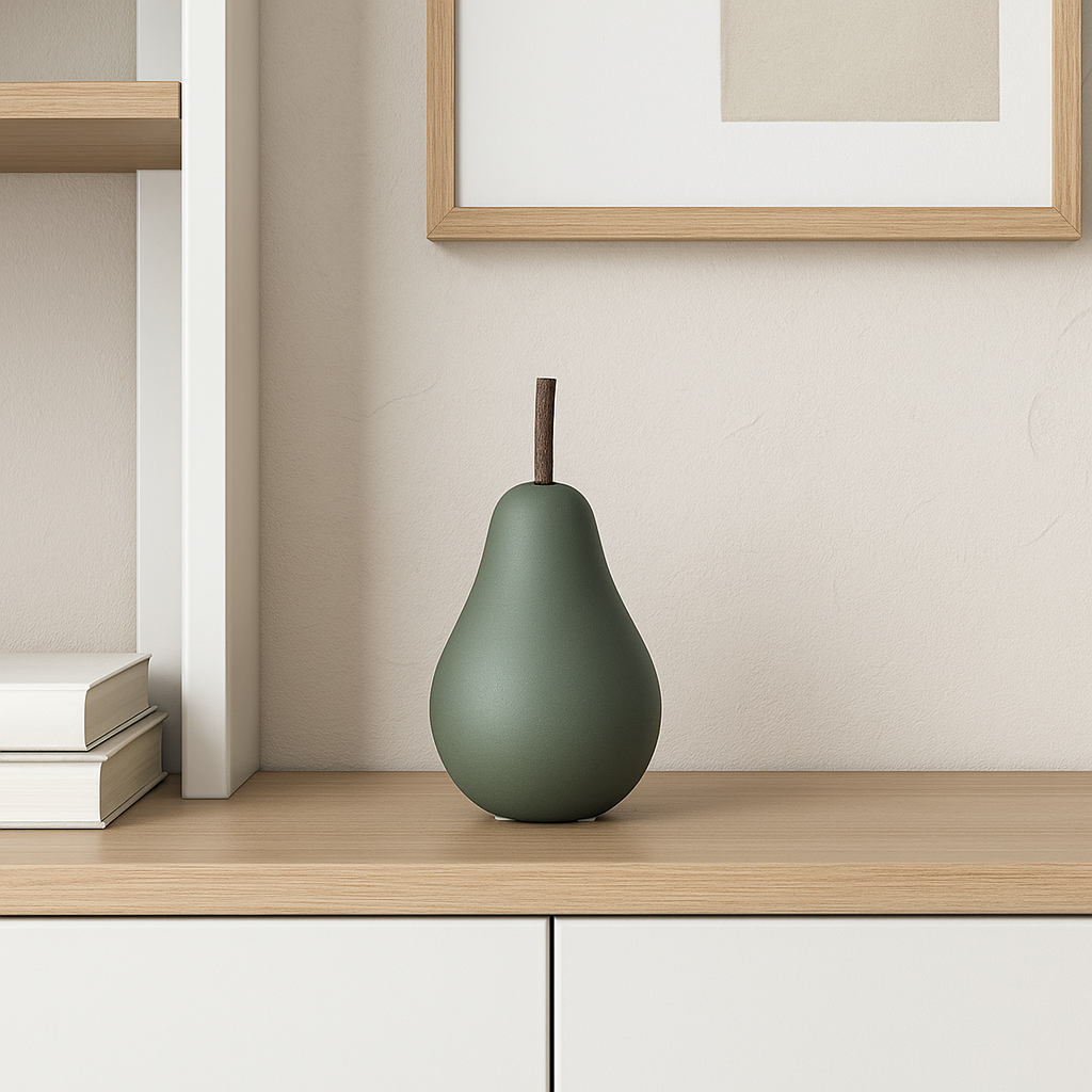 CERAMIC PEER SCULPTURE