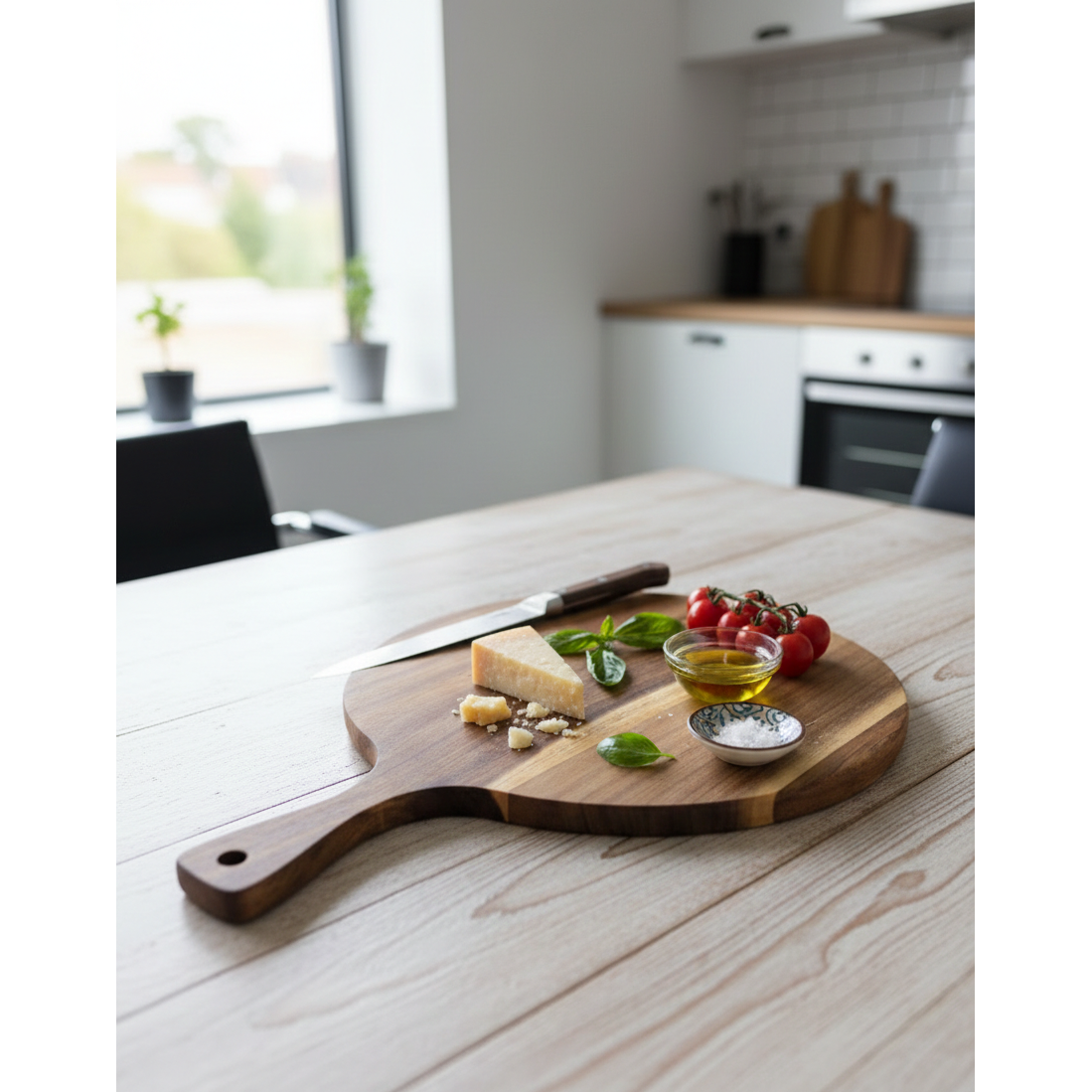 ACACIA WOOD CUTTING BOARD 42*30.5* 1.5 cm