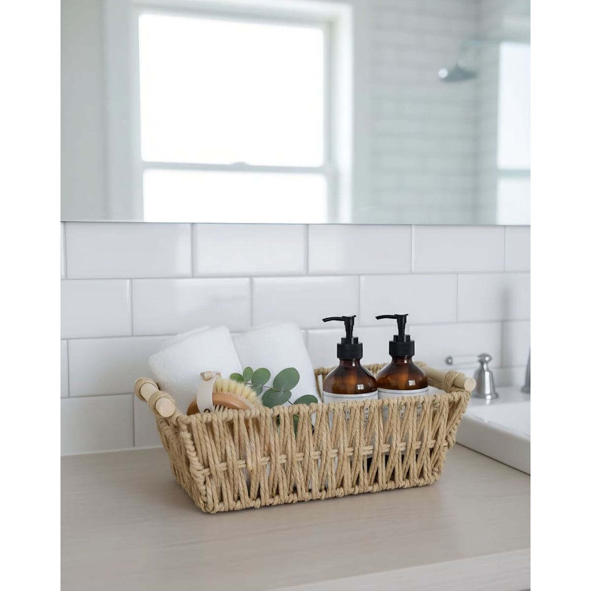 STORAGE RATTAN BASKET 30*16*10 cm