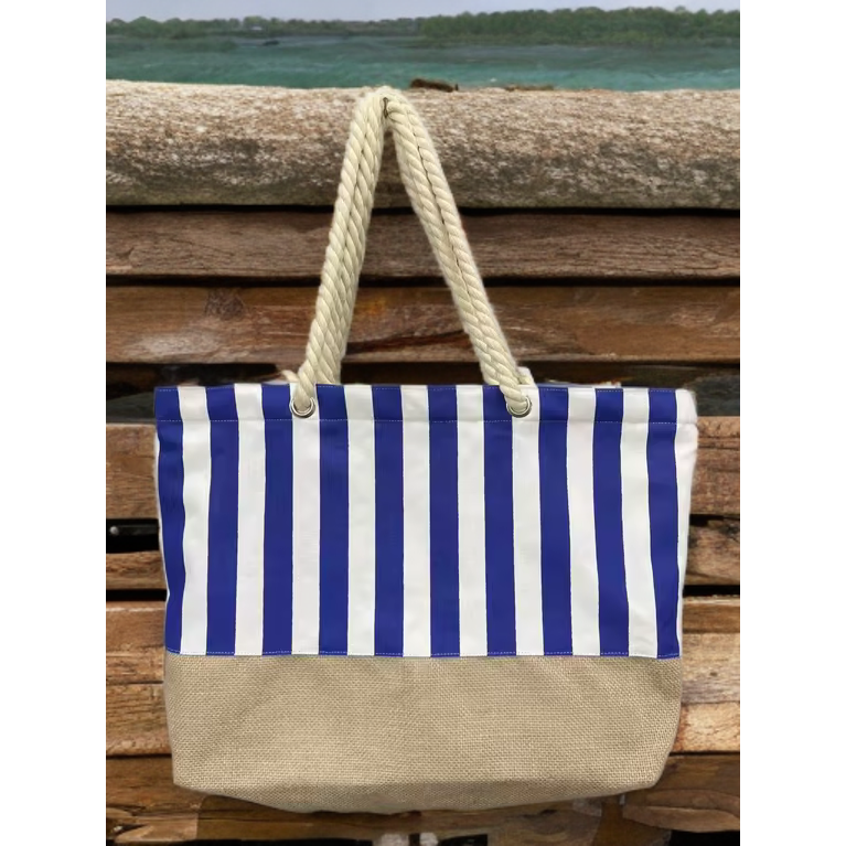 CANVAS BEACH BAG