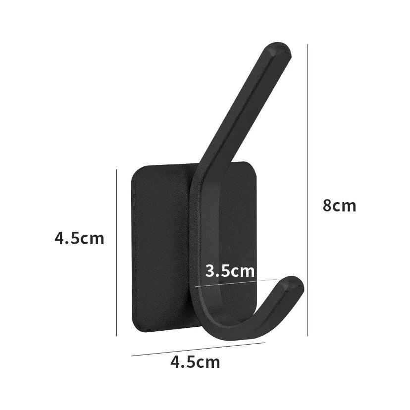 ADHESIVE STAINLESS STEEL SINGLE HOOK