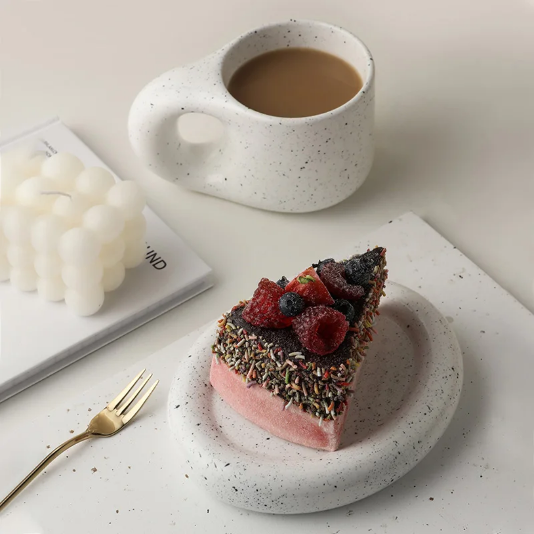 MODERN MUG WITH PLATE