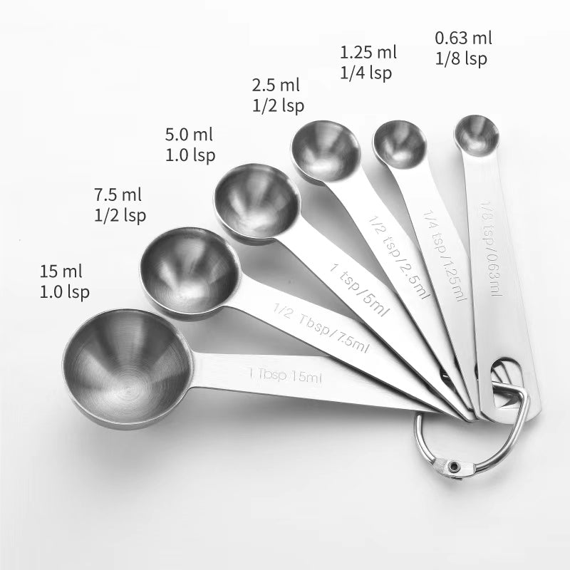 STAINLESS STEEL MEASURING SPOON SET