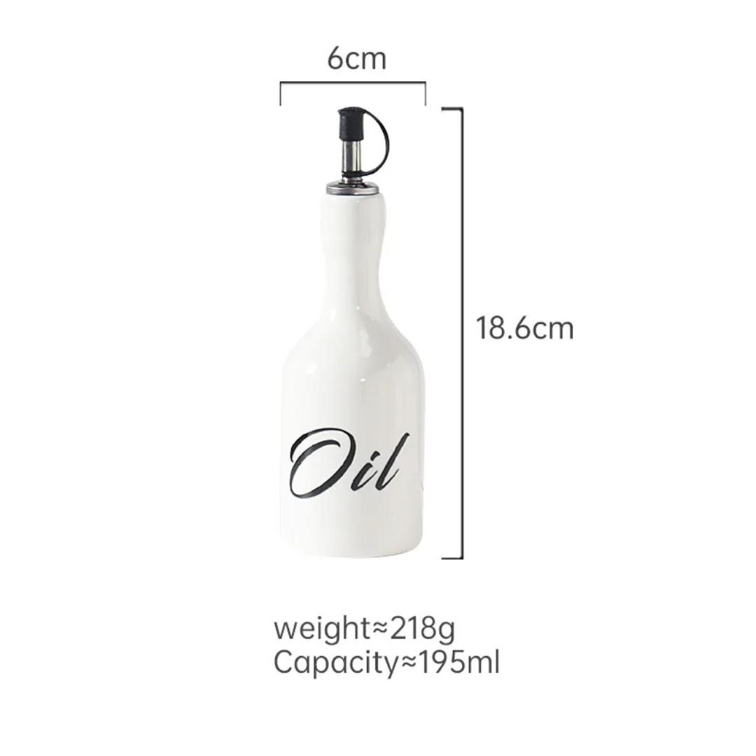 CERAMIC OIL AND VINEFAR BOTTLES