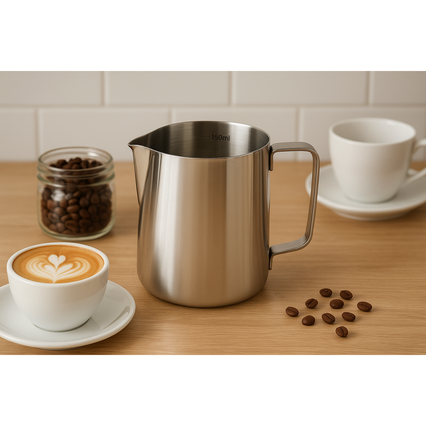 STAINLESS STEEL MILK PITCHER 600 ML