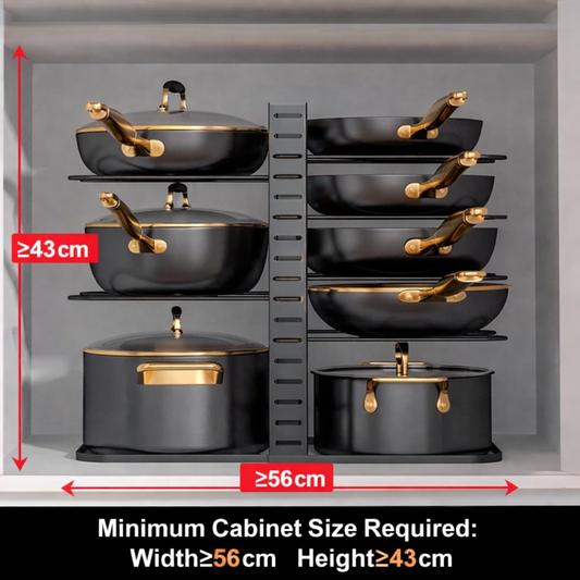 8 TIER KITCHEN COOKWARE ORGANIZERS