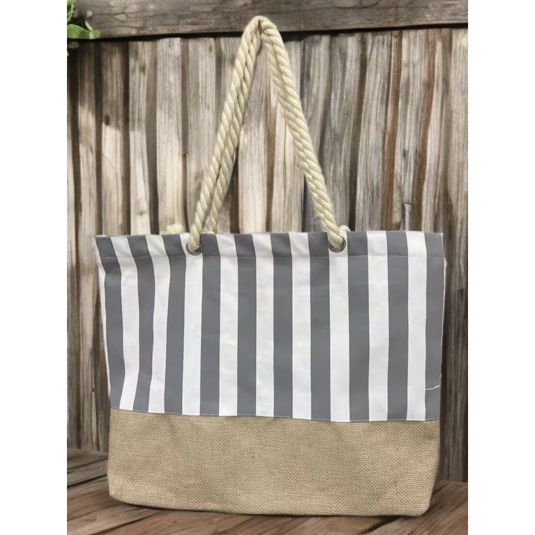 CANVAS BEACH BAG