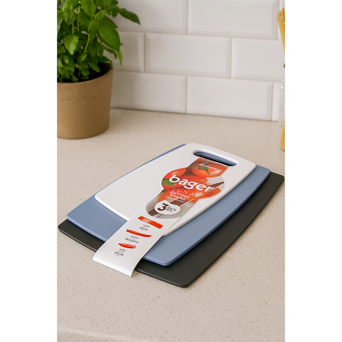 BAGER LUNA CUTTING BOARD SET OF 3 PCS