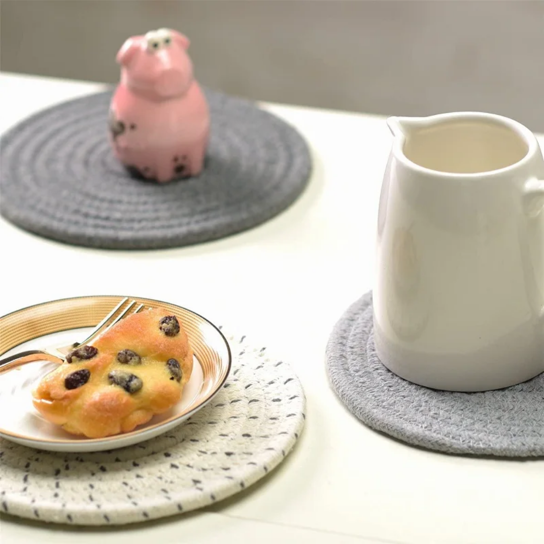 30 CM ROUND WOVEN PLATES COASTER