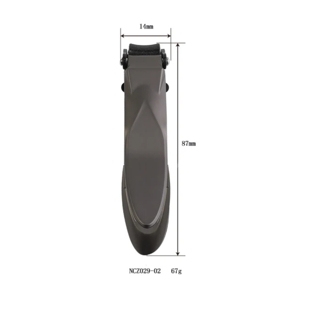 STAINLESS STEEL NAIL CLIPPER WITH NAIL STORAGE