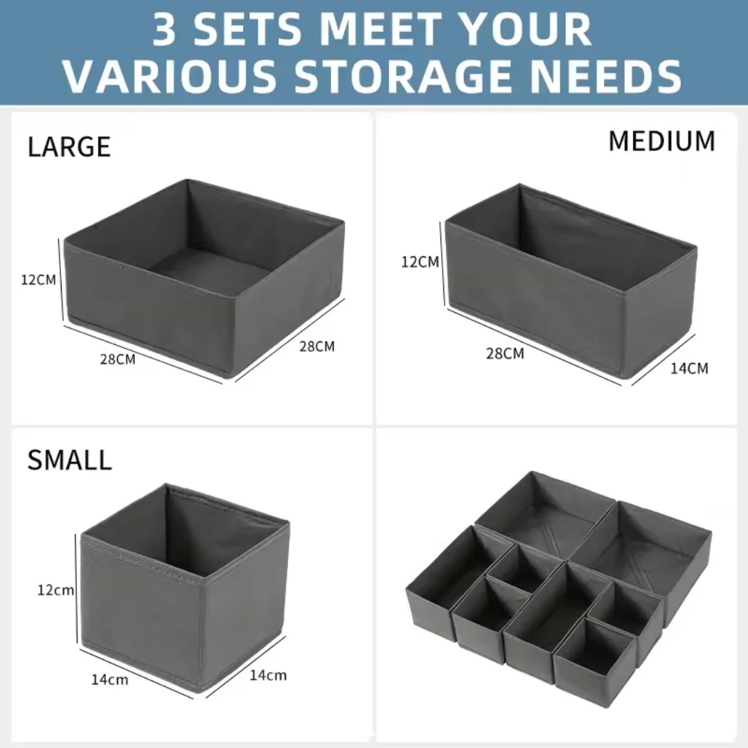CLOSET CLOTHES ORGANIZERS SET OF 6 PCS