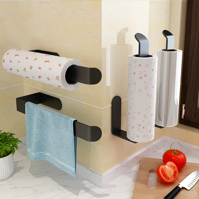 ALUMINIUM BATHROOM TOWEL HANGER with glue