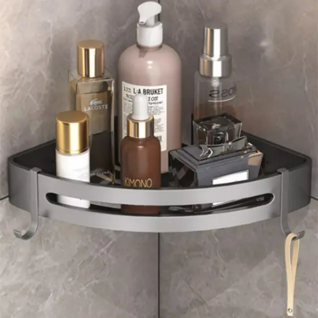 BATHROOM ALUMINIUM TRIPOD STORAGE SHOWER BOX WITH GLUE