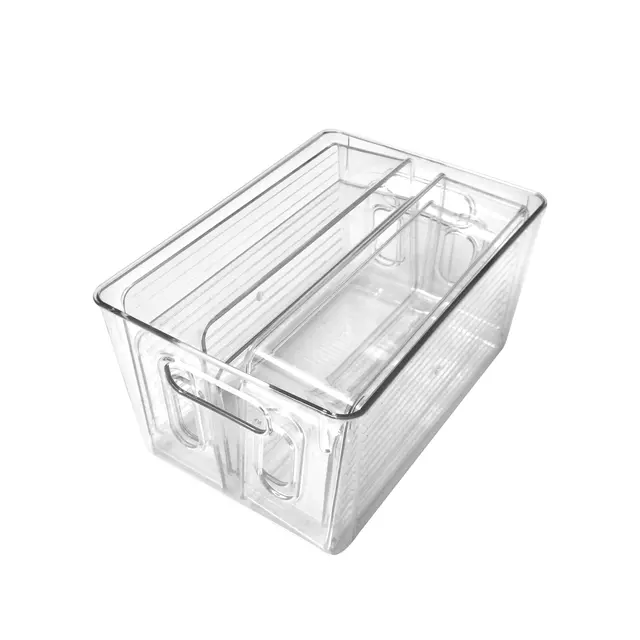 ACRYLIC FRIDGE STORAGE BINS SET OF 5 PCS