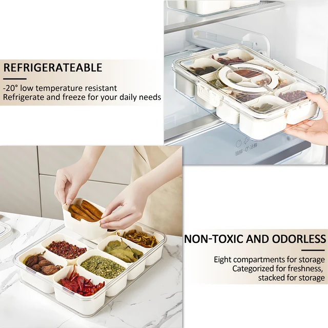 KITCHEN AIRTIGHT STORAGE CONTAINERS 8 BOXES