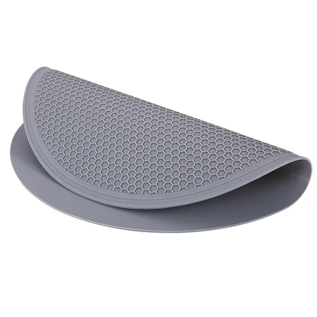 GRAY SILICONE HEAT RESISTANT PLACEMAT