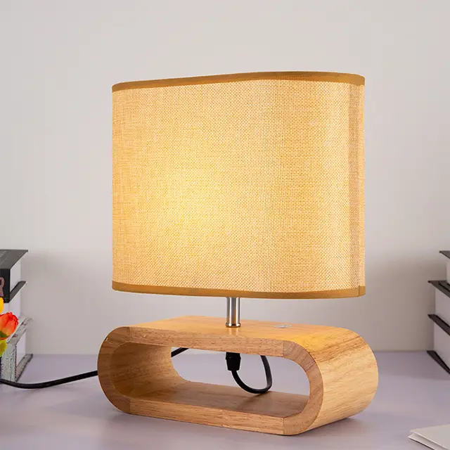 Beige Bedside Lamp