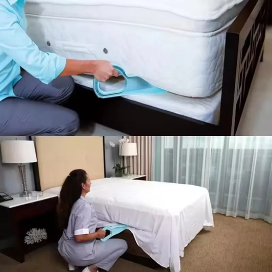 BEDSHEET ORGANIZER AND MATTRESS LIFTER