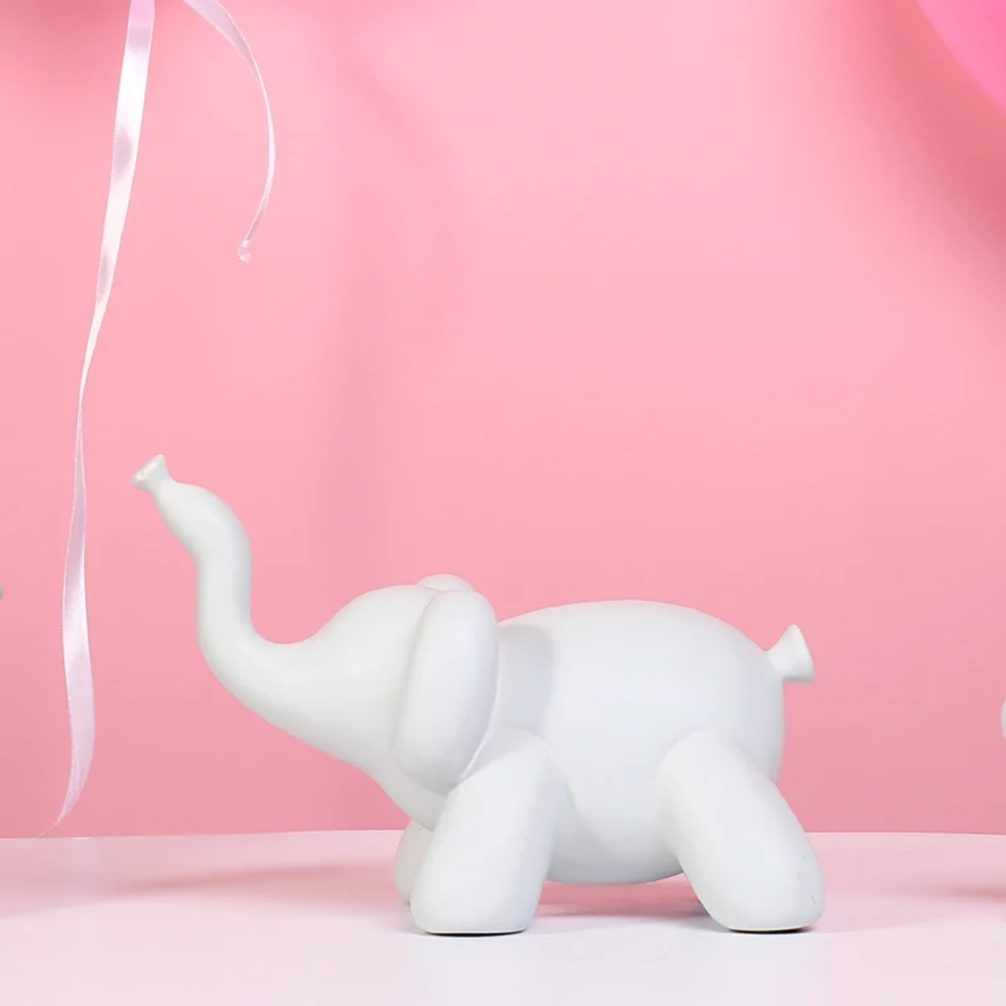 CERAMIC ELEPHANT FIGURE