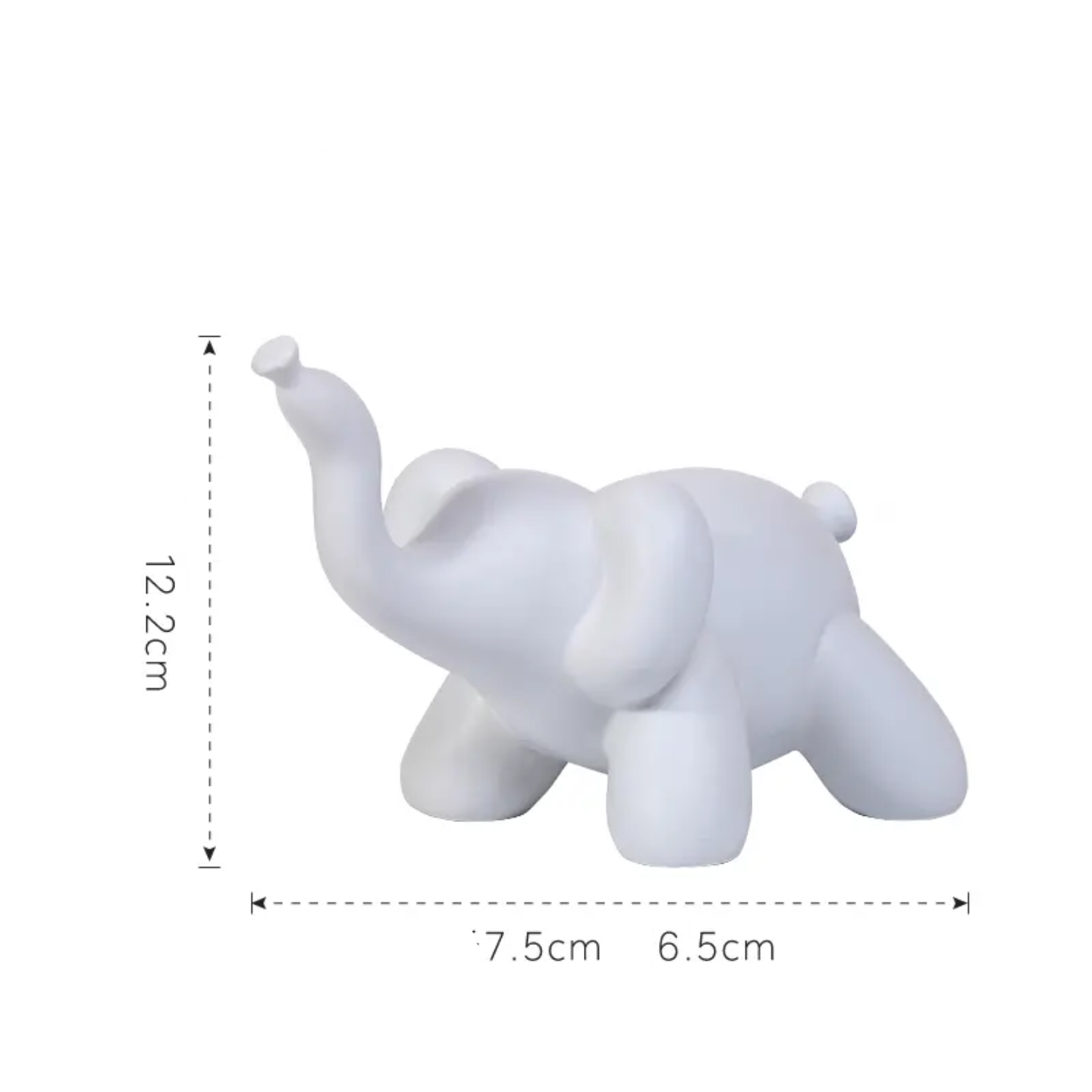 CERAMIC ELEPHANT FIGURE