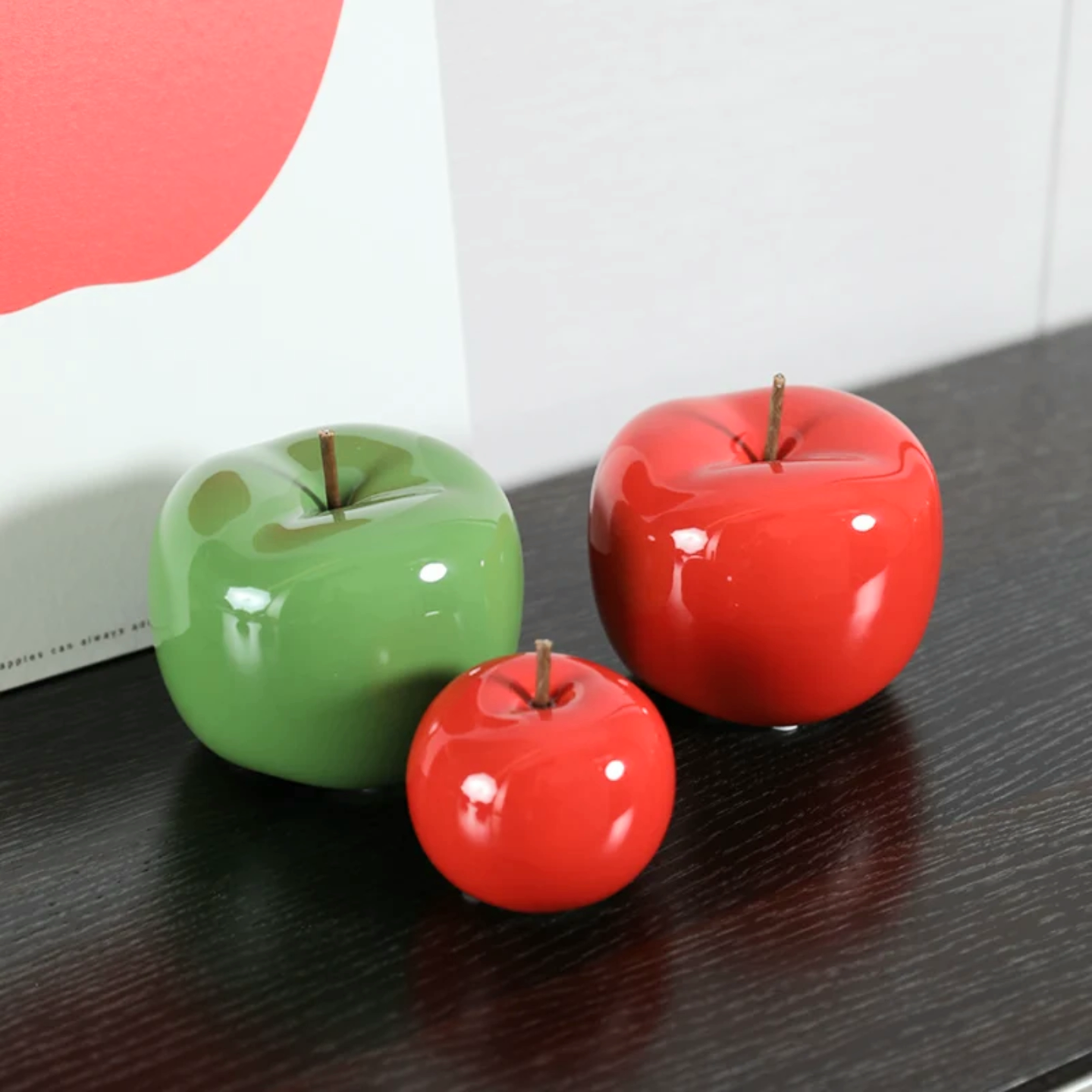 CERAMIC APPLES FIGURES
