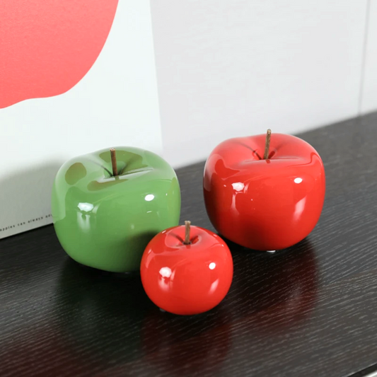 CERAMIC APPLES FIGURES