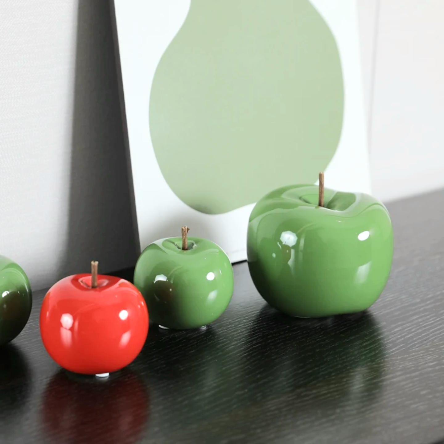 CERAMIC APPLES FIGURES