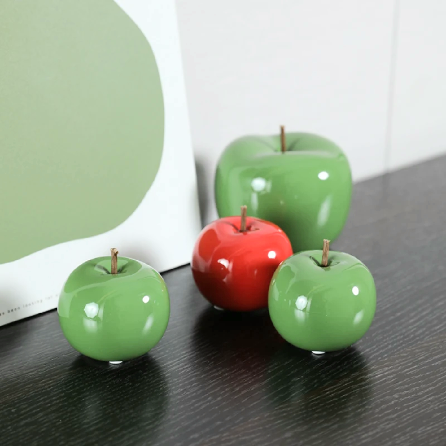 CERAMIC APPLES FIGURES