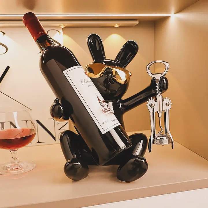 RABBIT  WINE BOTTLE HOLDER