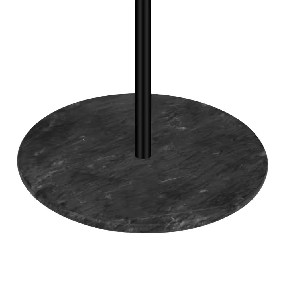 Black Metal Coat rack with marble base